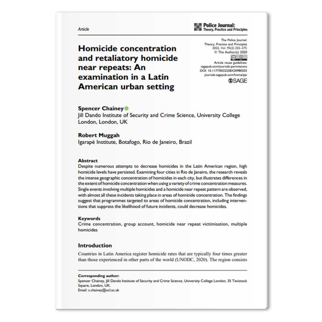 Homicide concentration and retaliatory homicide near repeats: An examination in a Latin American urban setting