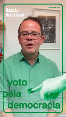 Print Vandré Brilhante - #VotoPelaDemocracia