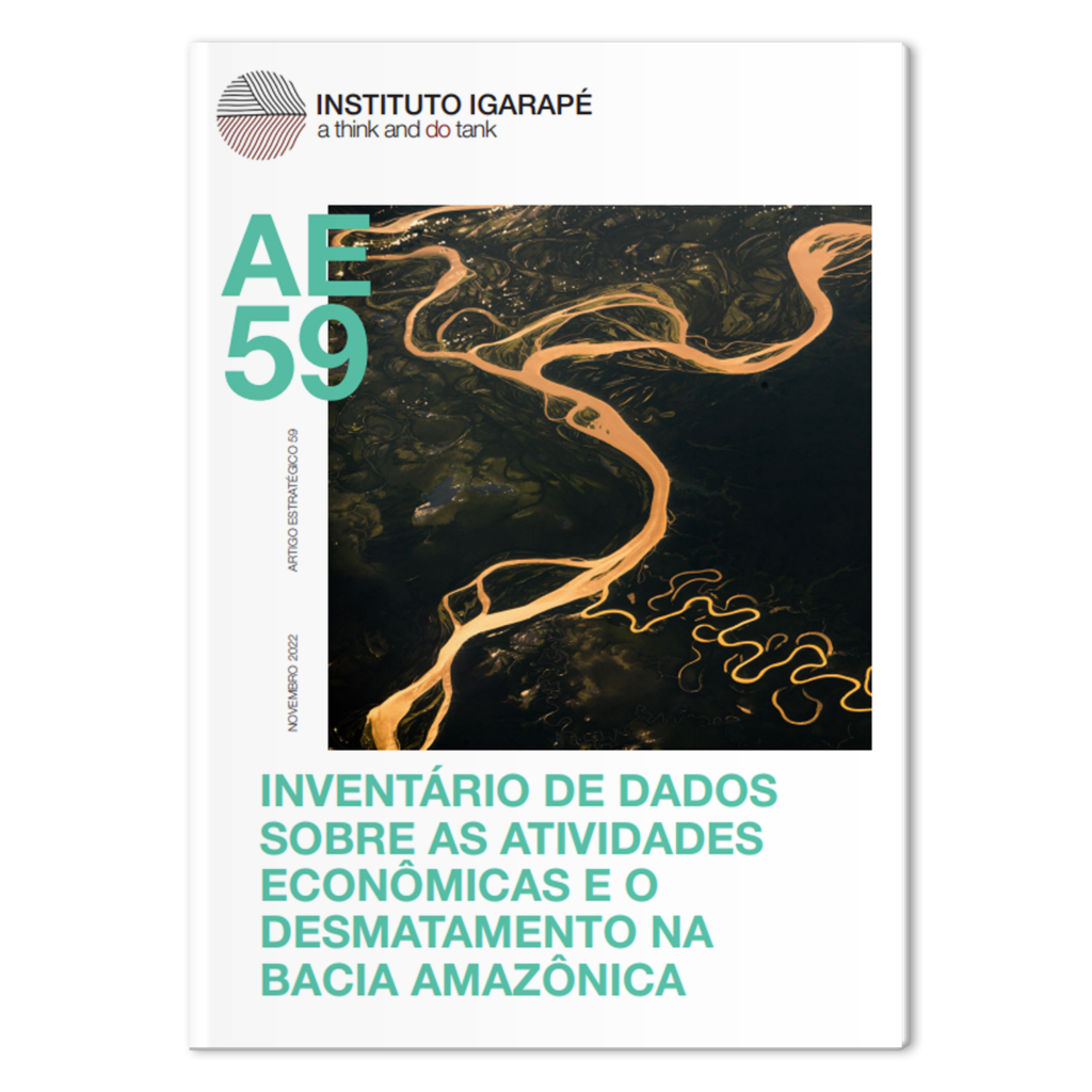 Inventário de dados sobre as atividades econômicas e o desmatamento na Bacia Amazônica