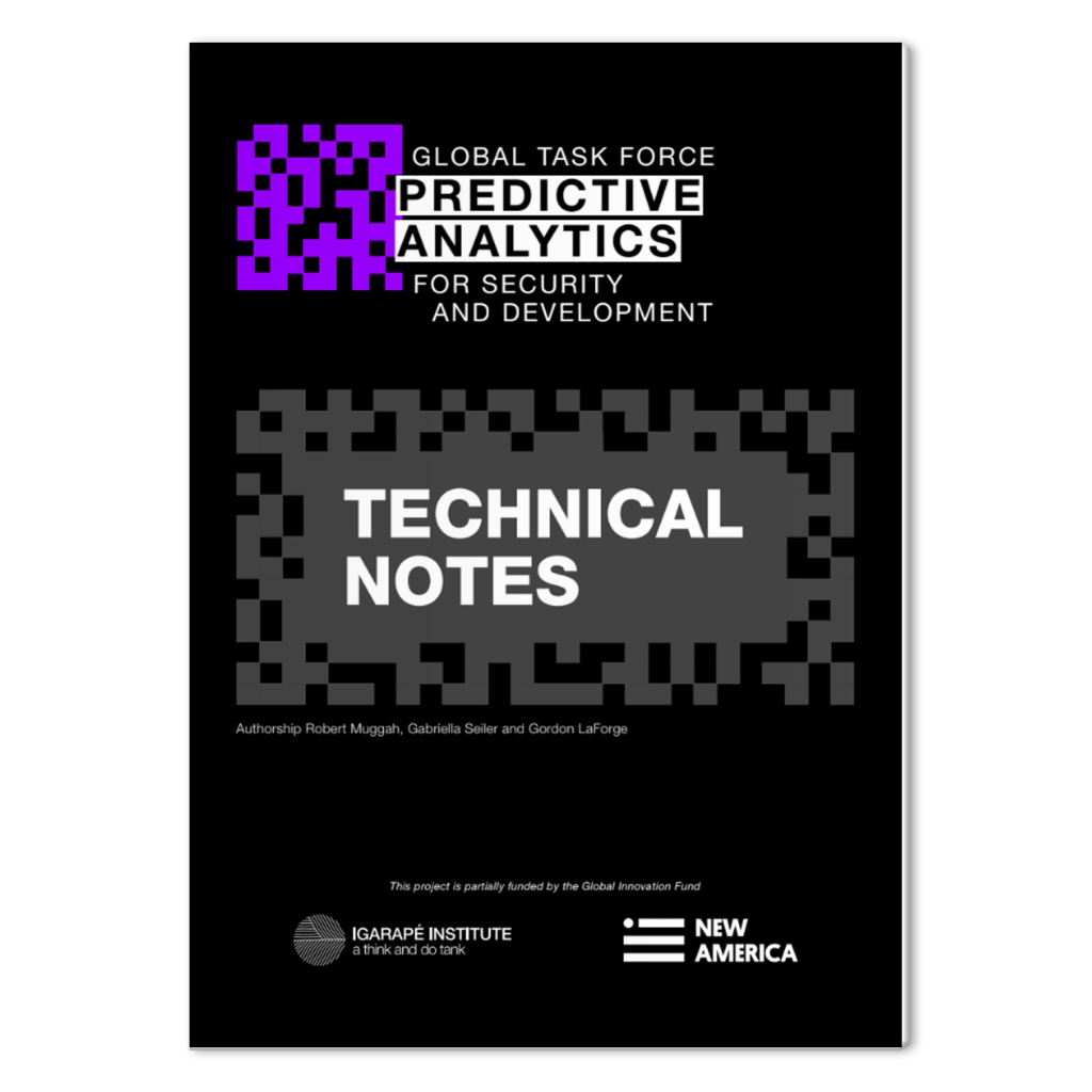 Notas Técnicas: Global Task Force on Predictive Analytics for Security and Development