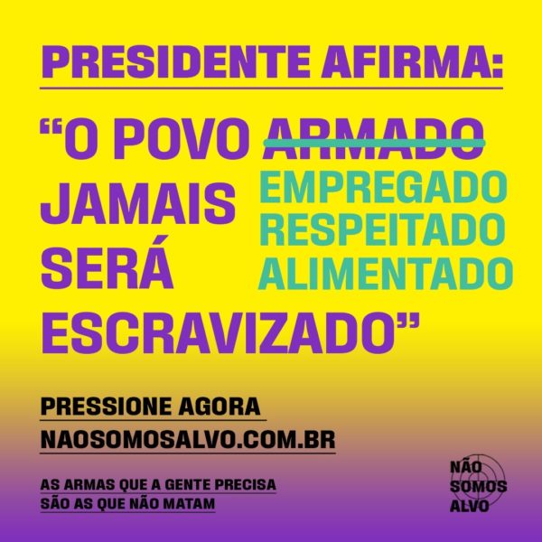 não somos alvo art1